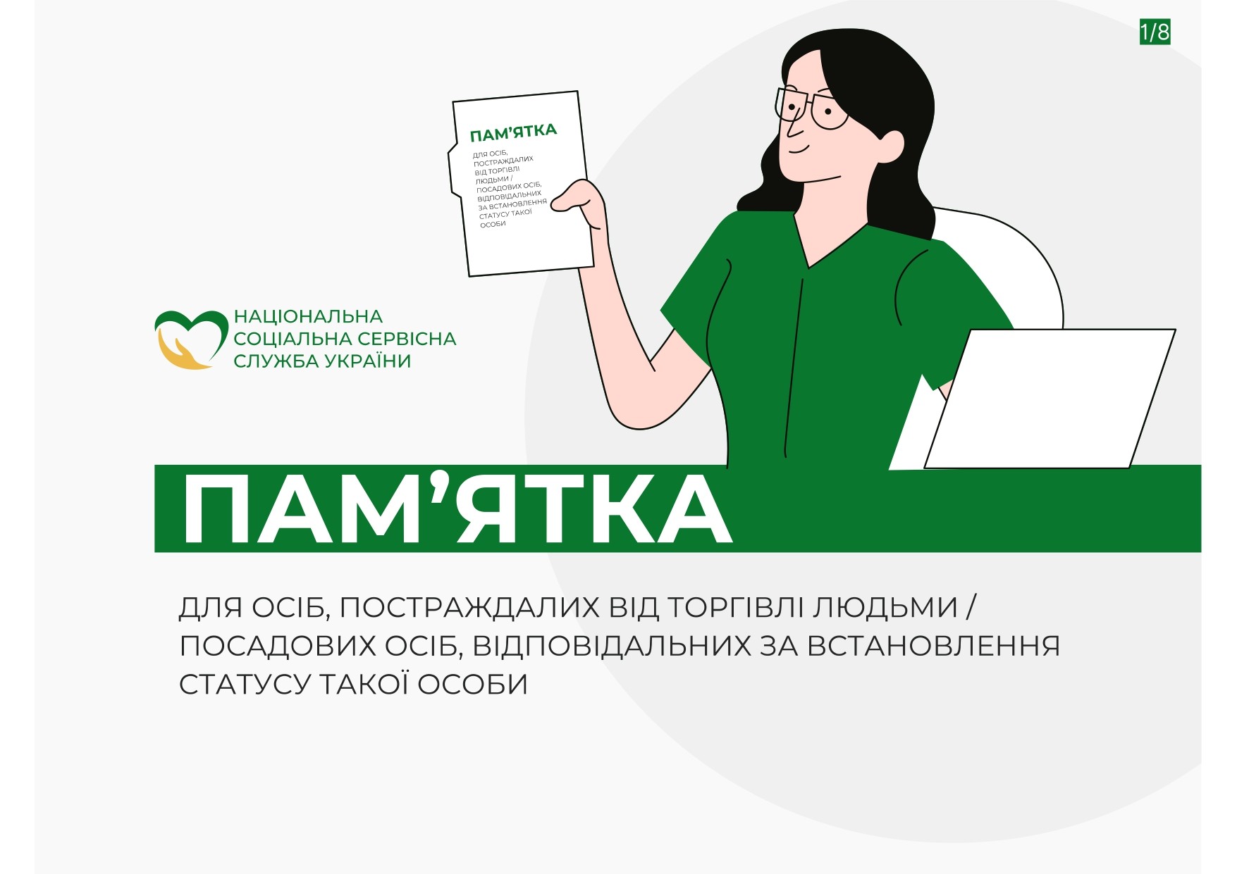 Пам'ятка для осіб, постраждалих від торгівлі людьми